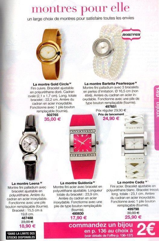 montres pour elle